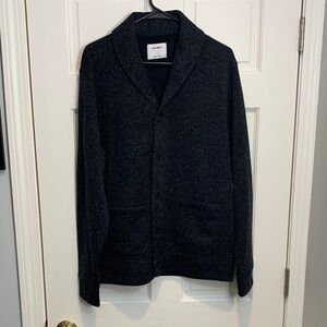 Old Navy Men's Dark Gray Cardigan Sweater